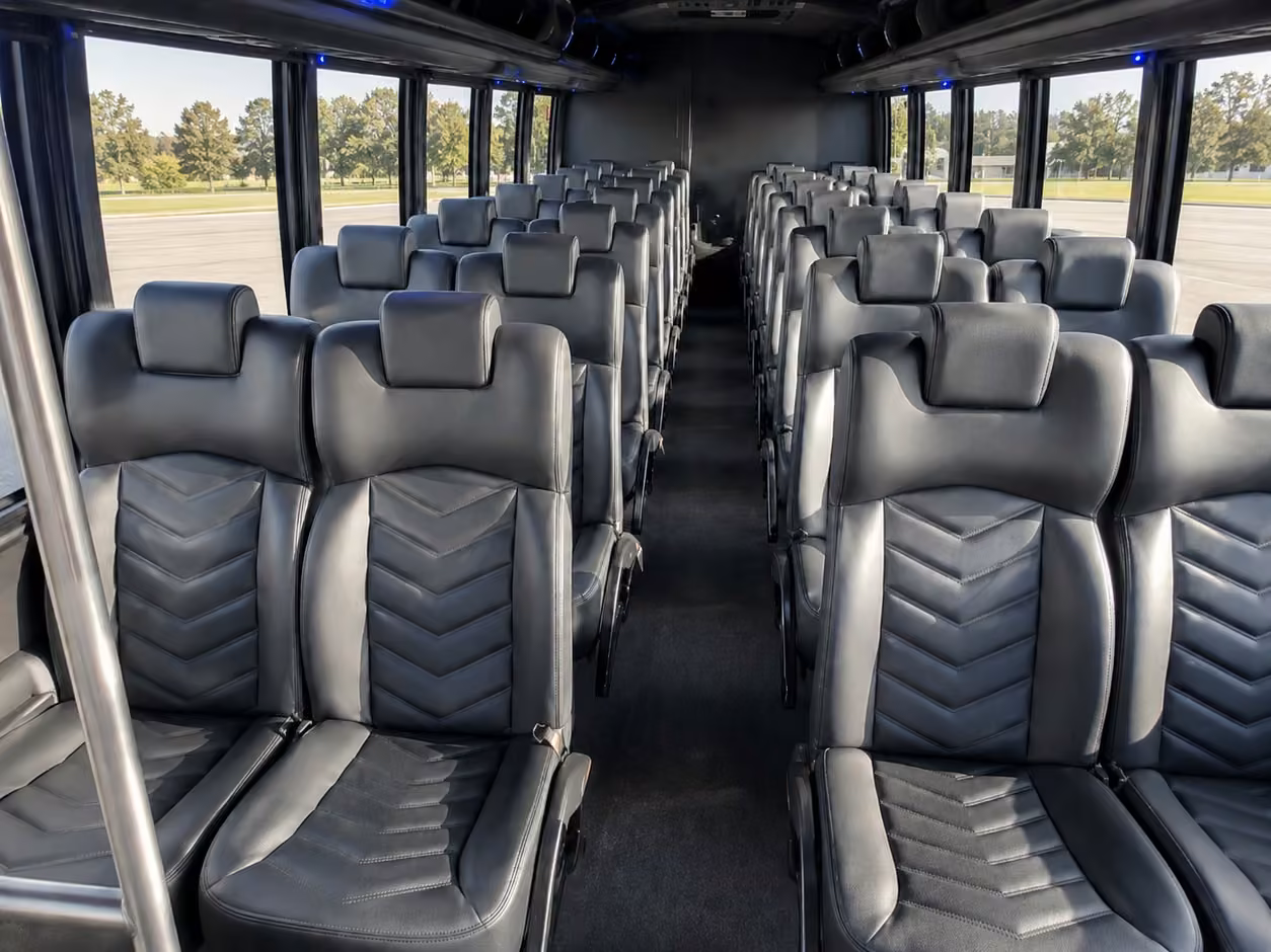 20 passenger minibus interior