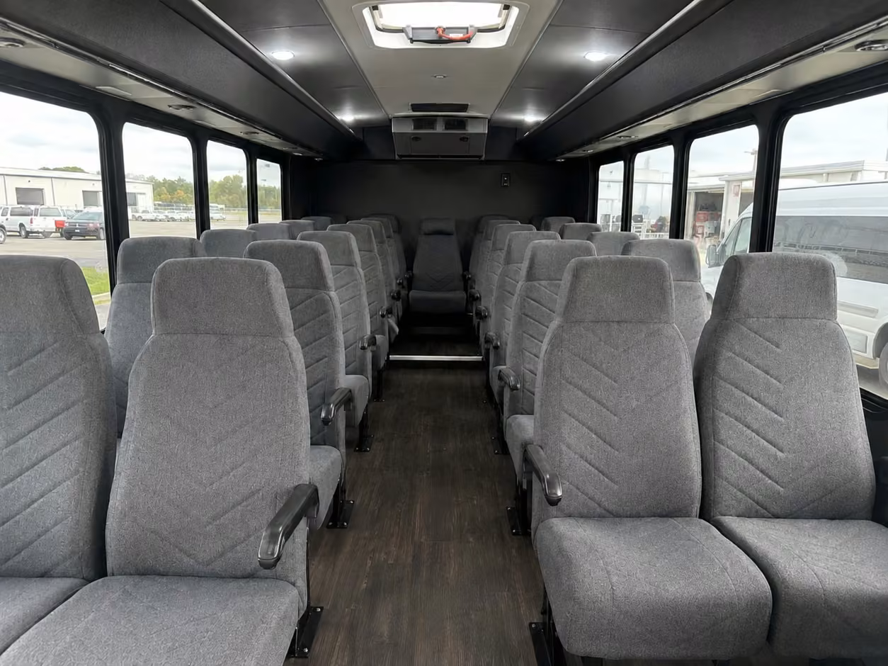 25 passenger minibus inside