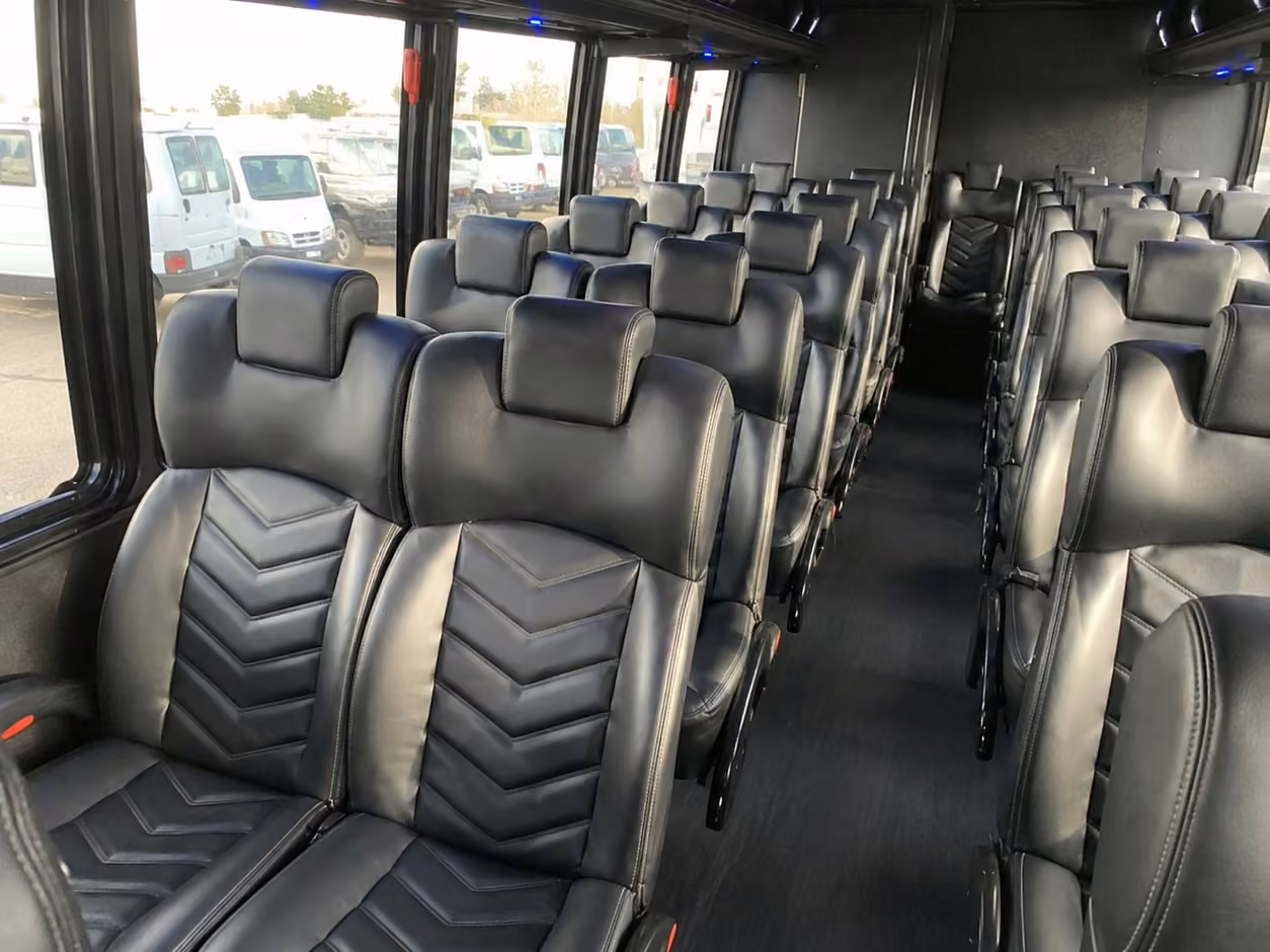 25 passenger minibus interior