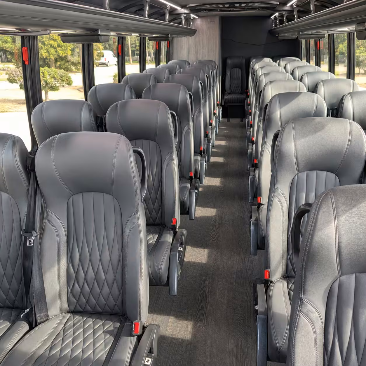 28 passenger minibus interior