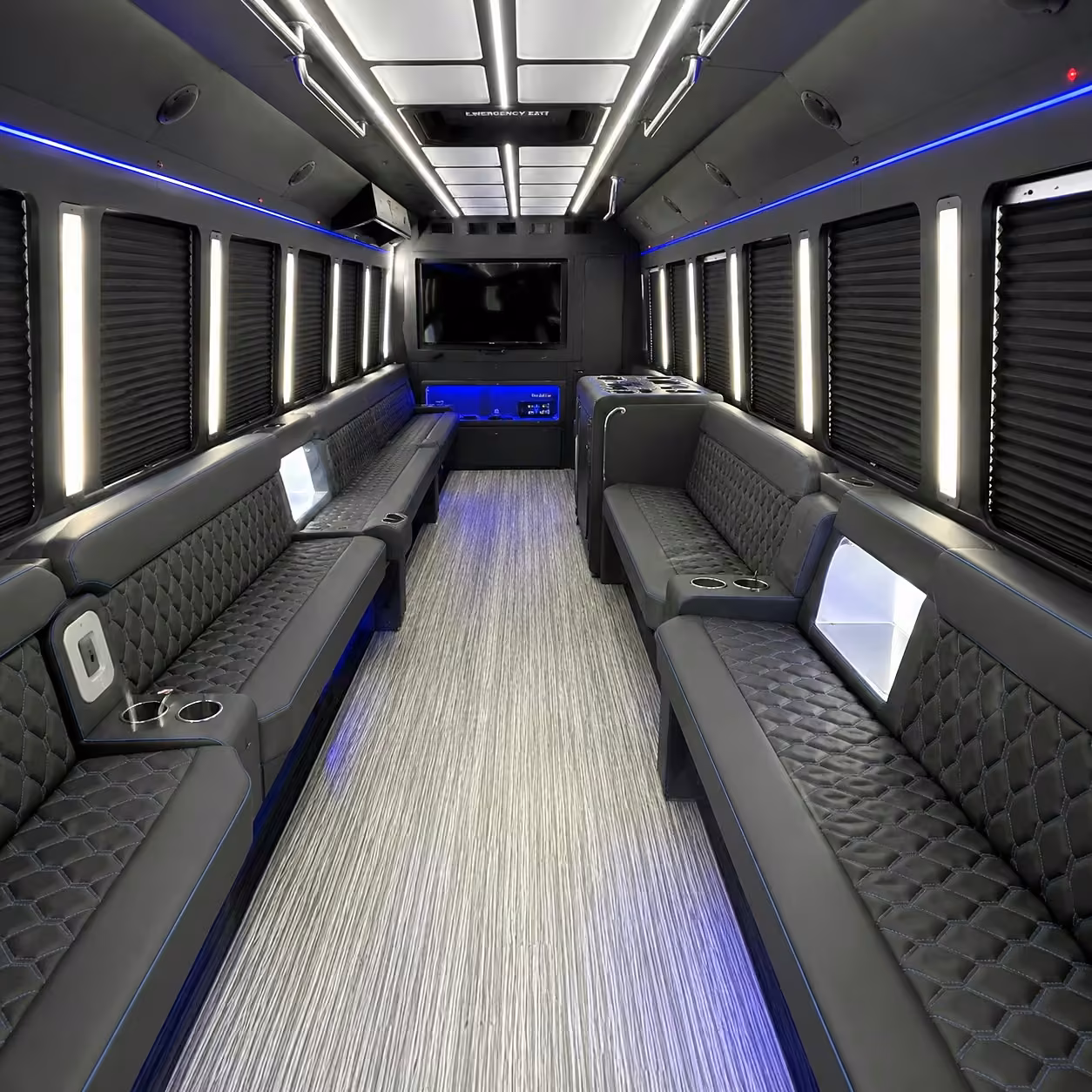 lincoln party bus interior